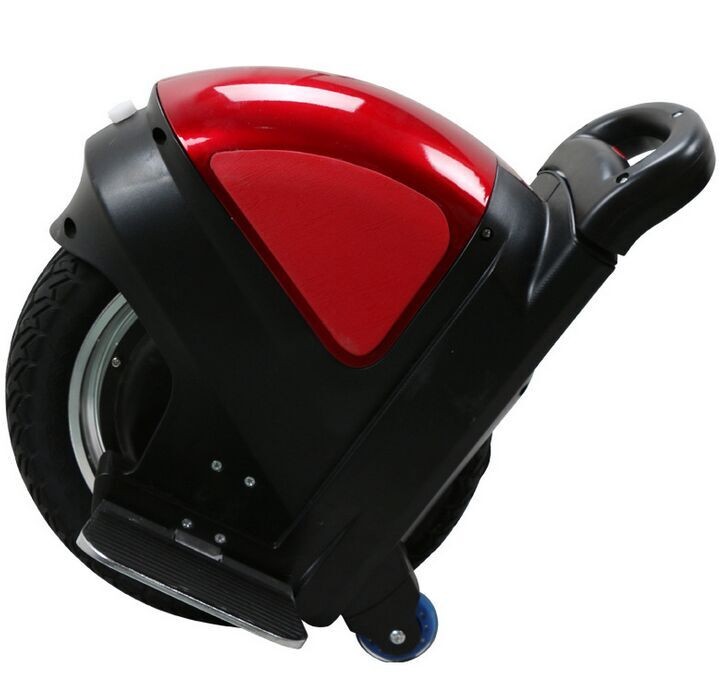 Weißer elektrischer selbstabgleichender Unicycle mit Armlehne